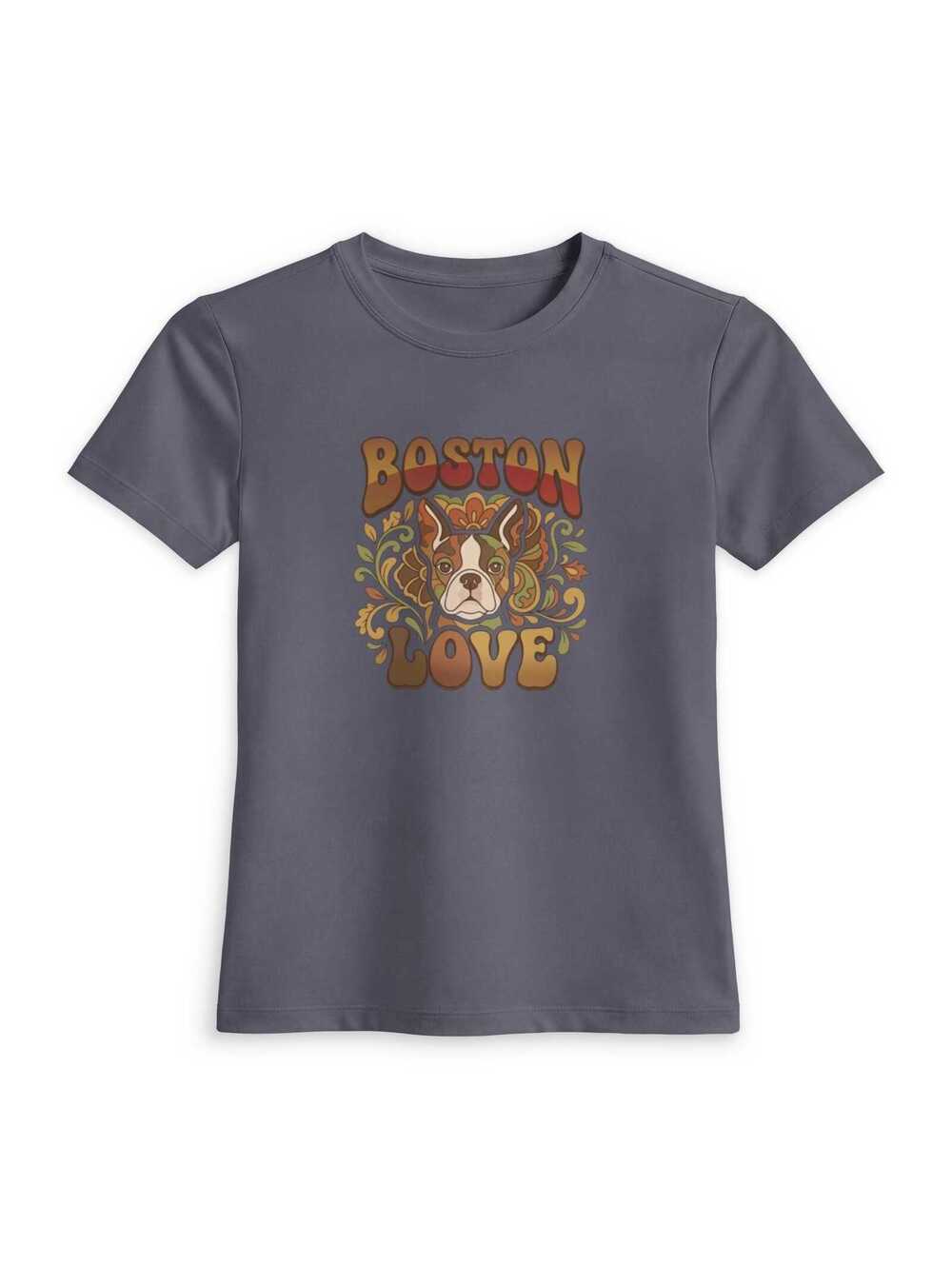 BOSTON LOVE Women's luxe fitted tee